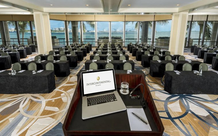 Meeting room at Intercontinental Miami
