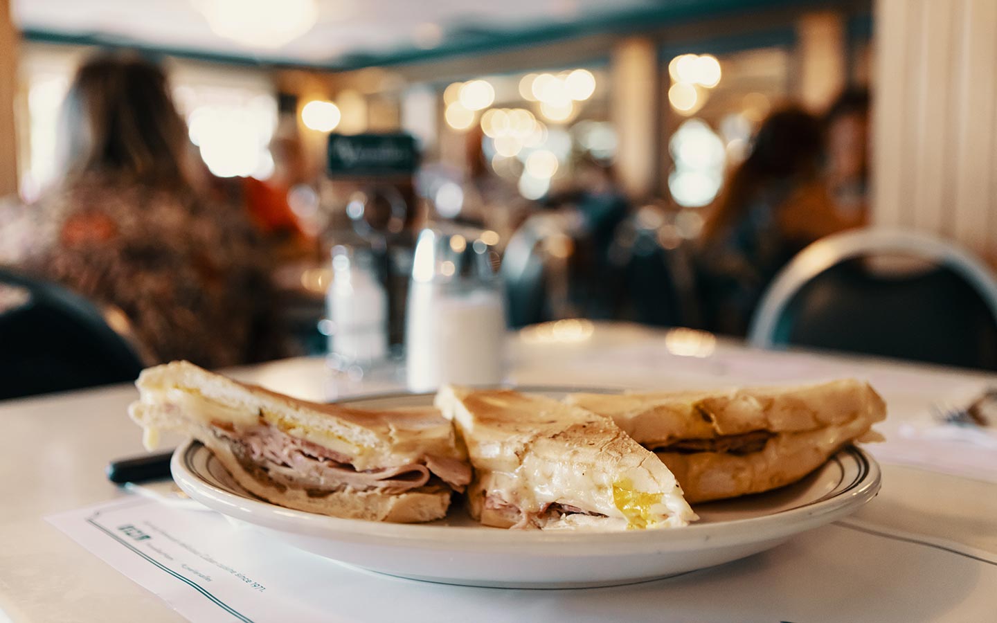 Pressed sandwich at Versailles