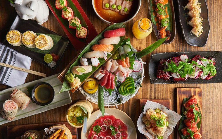 Pubbelly Sushi Spread