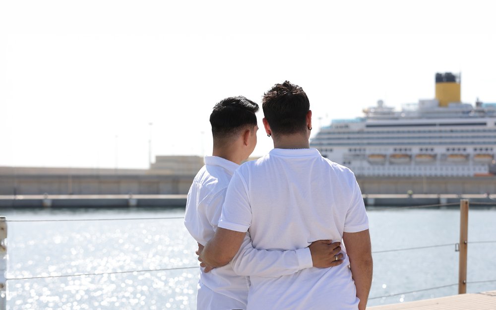 Les navires de croisière à PortMiami et le centre-ville de Miami en arrière-plan
