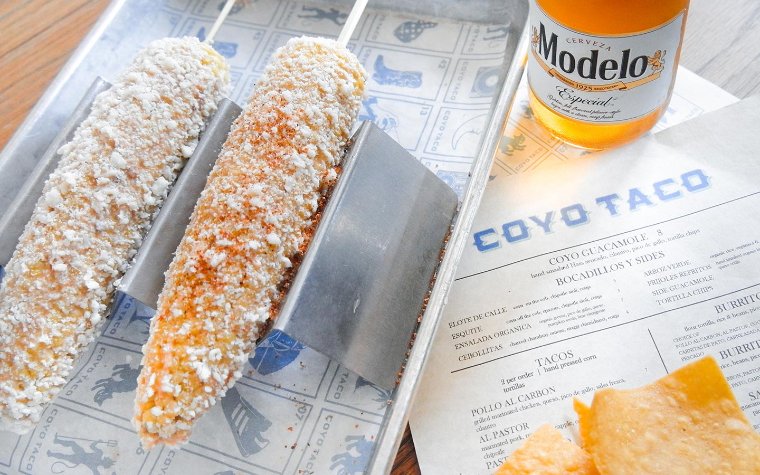 Coyo Taco's corn elote
