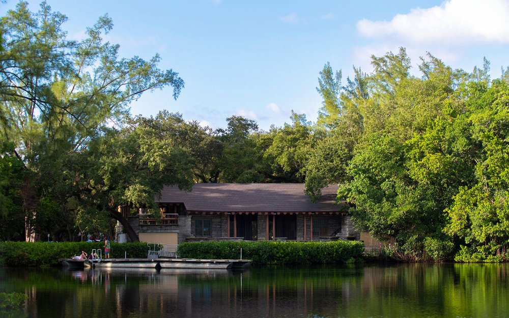 Casa de botes en Greynolds Park