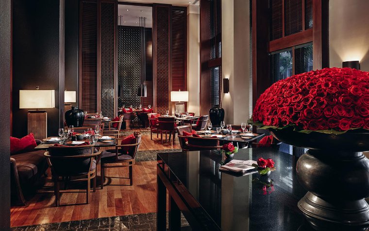 Interior of Jaya at The Setai
