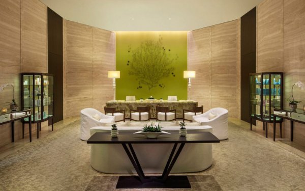 The Spa at St. Regis, featuring a soothing ambiance