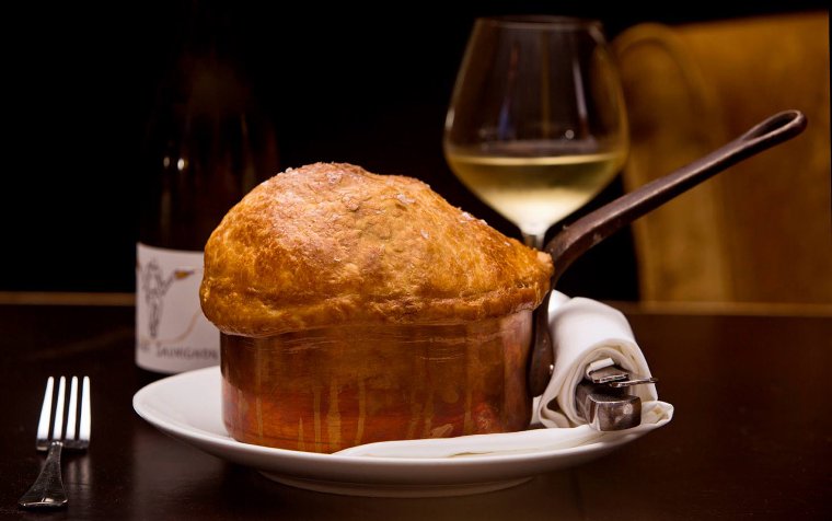 Lobster pot pie at Bourbon Steak Miami Lobster pot pie at Bourbon Steak Miami