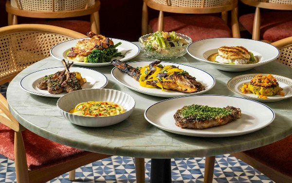 Variety of island-inspired dishes at Paya