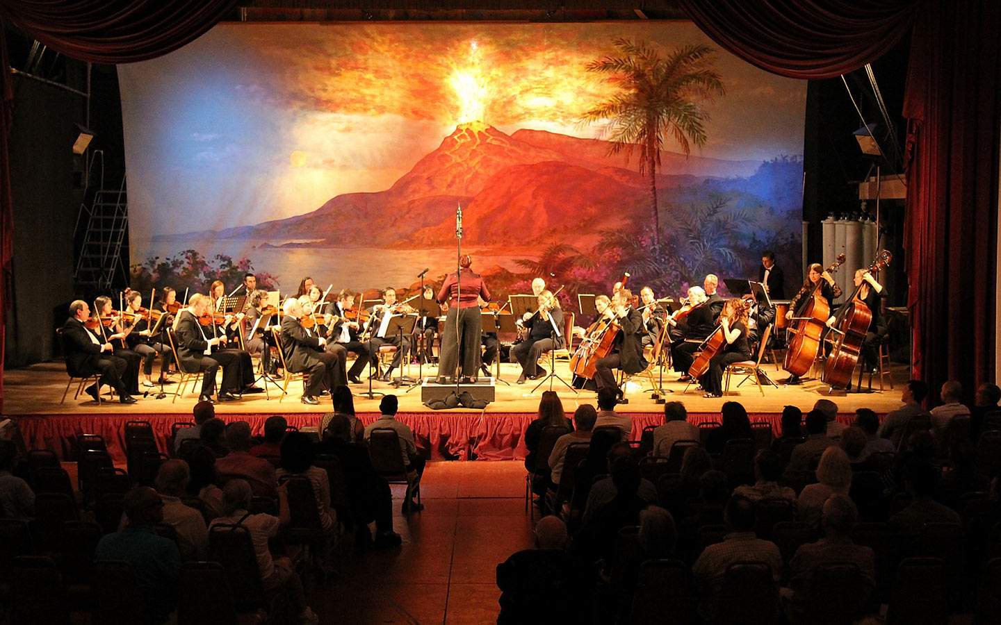 Orchestra Miami performing on stage Orchestra Miami performing on stage