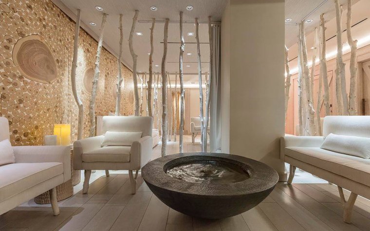 Der ruhige Lobbybereich des Bamford Spa
