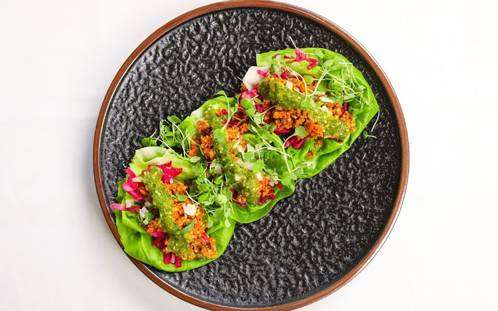 Lettuce wraps at Full Bloom
