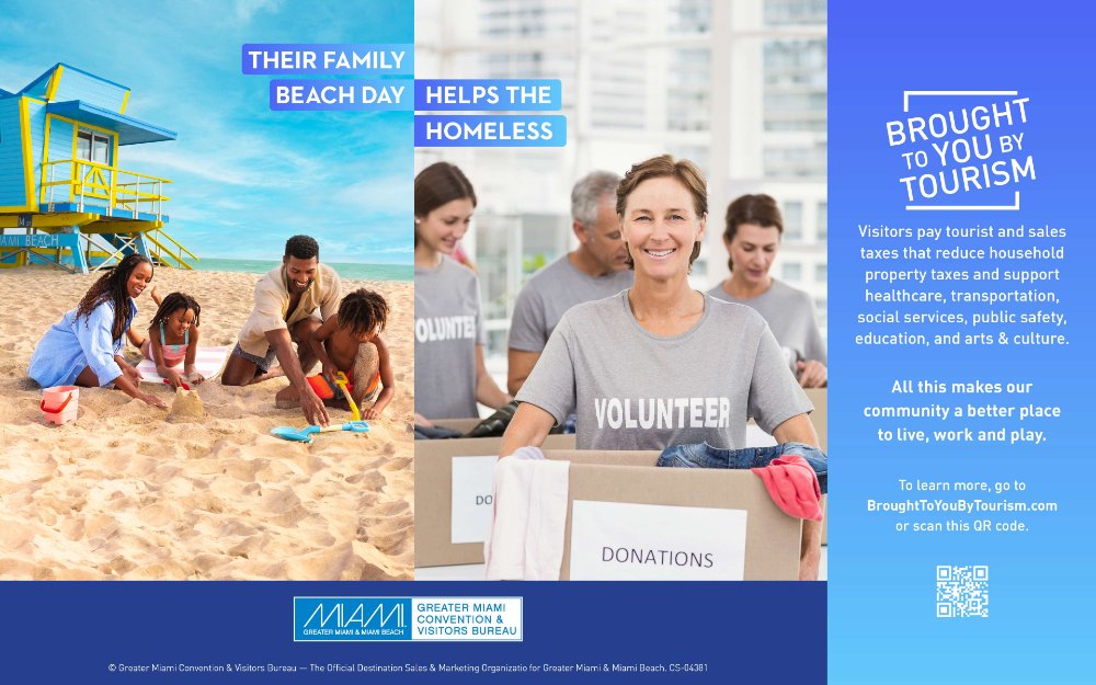 Famiglia Beach Campagna pubblicitaria giornaliera per Portati a voi dal turismo