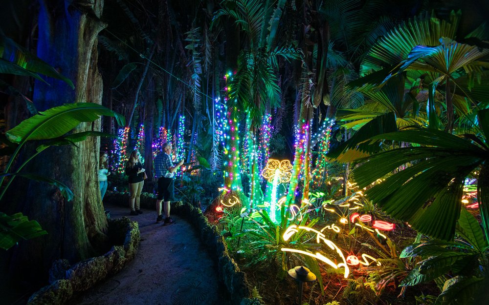 Noite de Luzes às Pinecrest Gardens