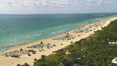 A live view of W Hotel, Miami Beach