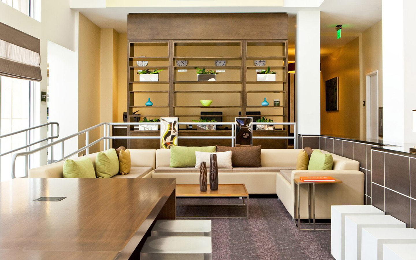 Element Miami lobby area