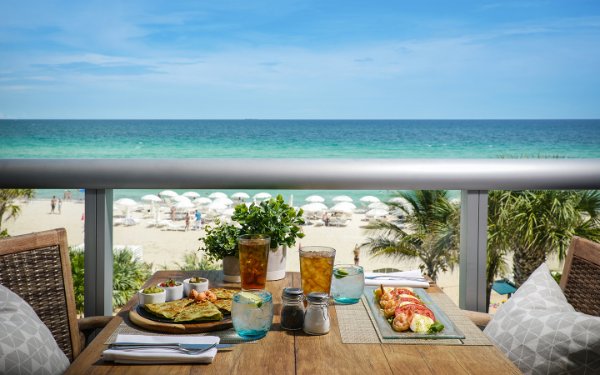 BALEENkitchen oceanfront dining with water views and served meals