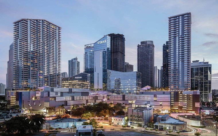 Vista esterna di Brickell City Centre