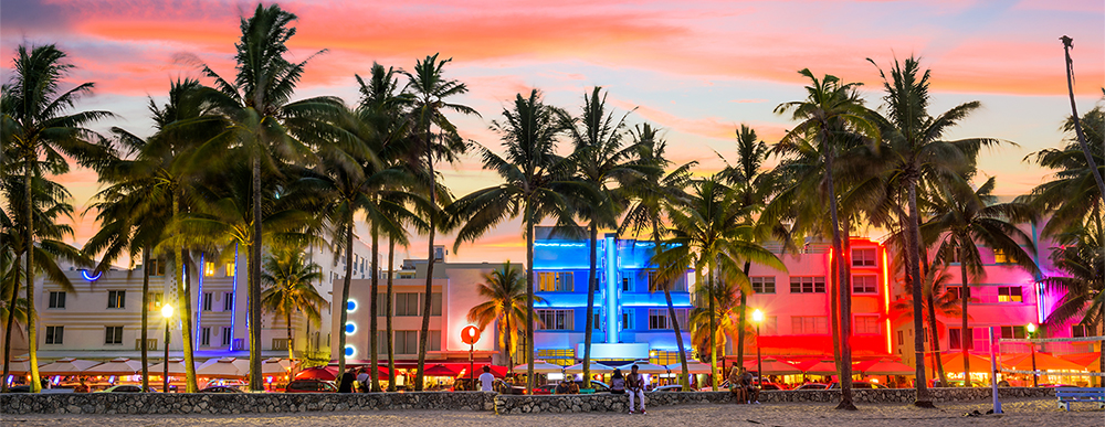 Ocean Drive Neon lights