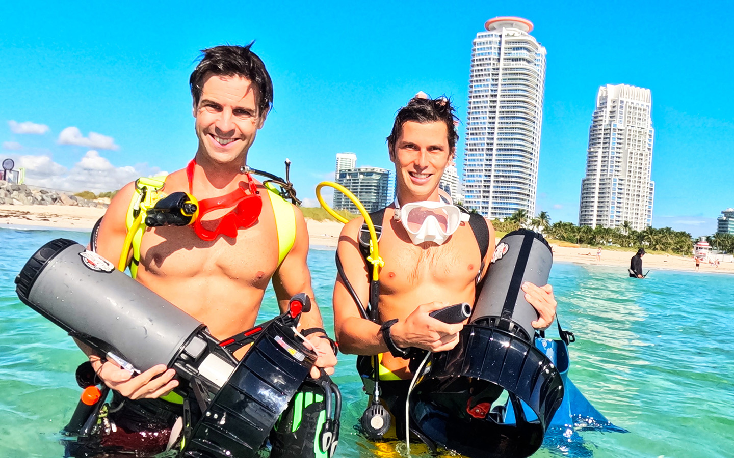Patrick and David in Miami Beach
