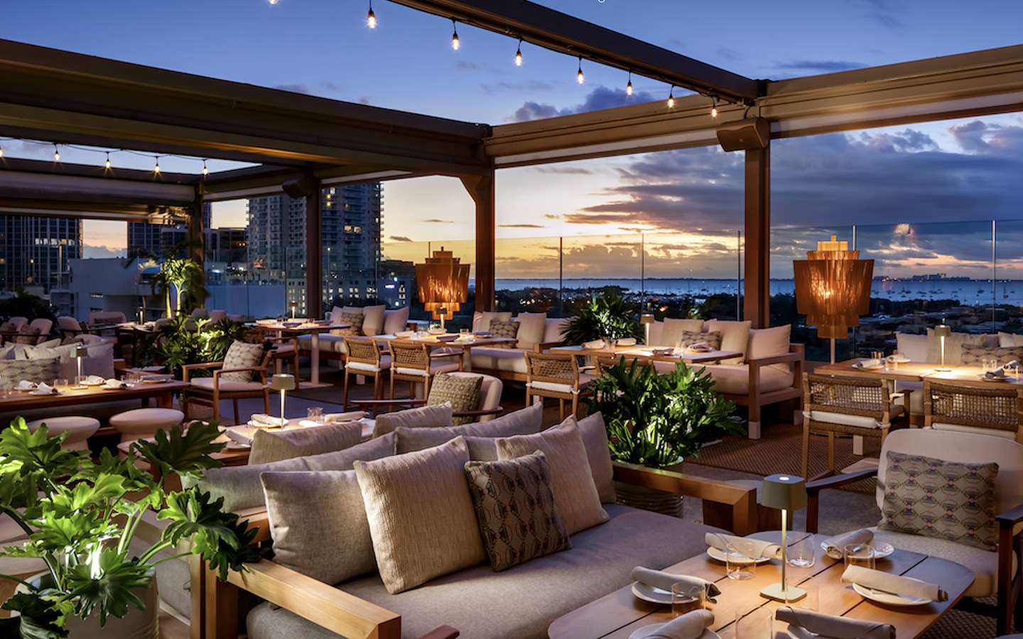 Rooftop area at Level 6