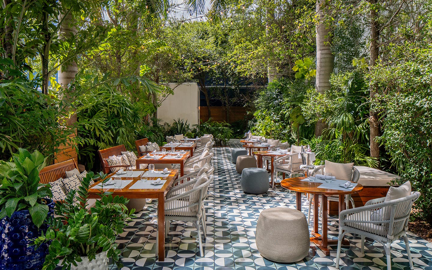 Mr C's outdoor dining at Il Giardino
