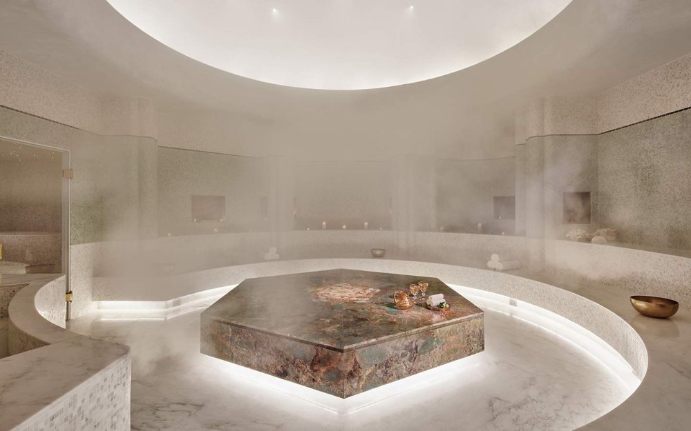 Interior Faena Spa showing the hammam