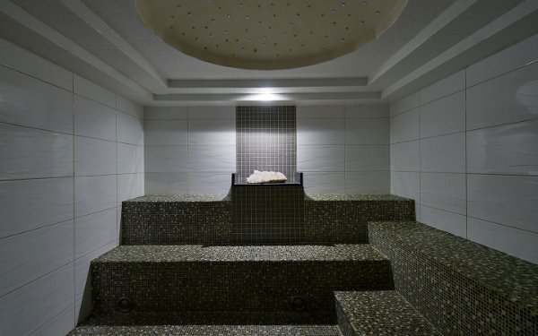 Sala de vapor Crystal no The Spa at Carillon Miami