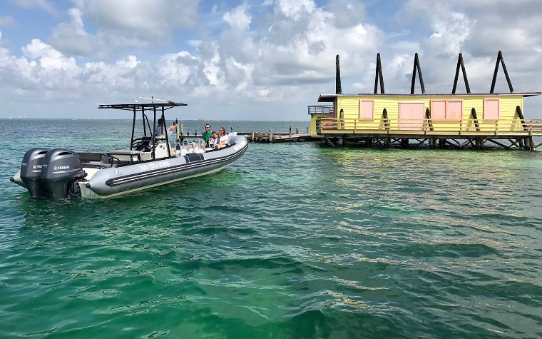 Ocean Force Adventures' Zodiac by Stiltsville Ocean Force Adventures' Zodiac by Stiltsville