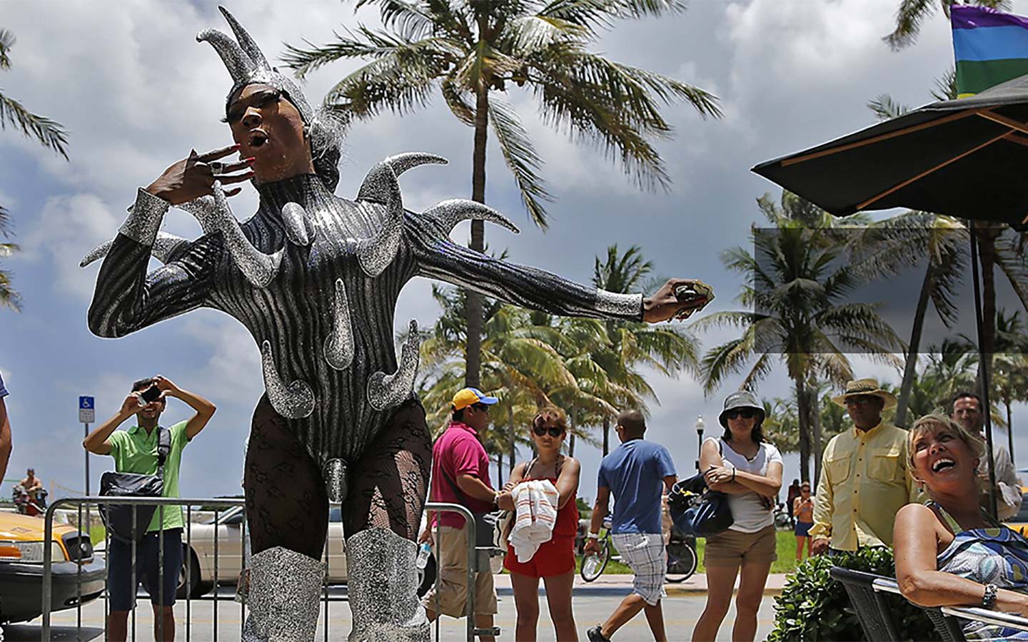 Artista drag en el Palacio Artista drag en el Palacio