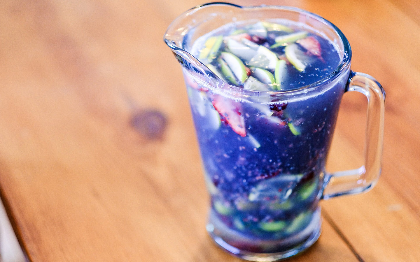 Festive purple drink at Love Life Cafe Festive purple drink at Love Life Cafe