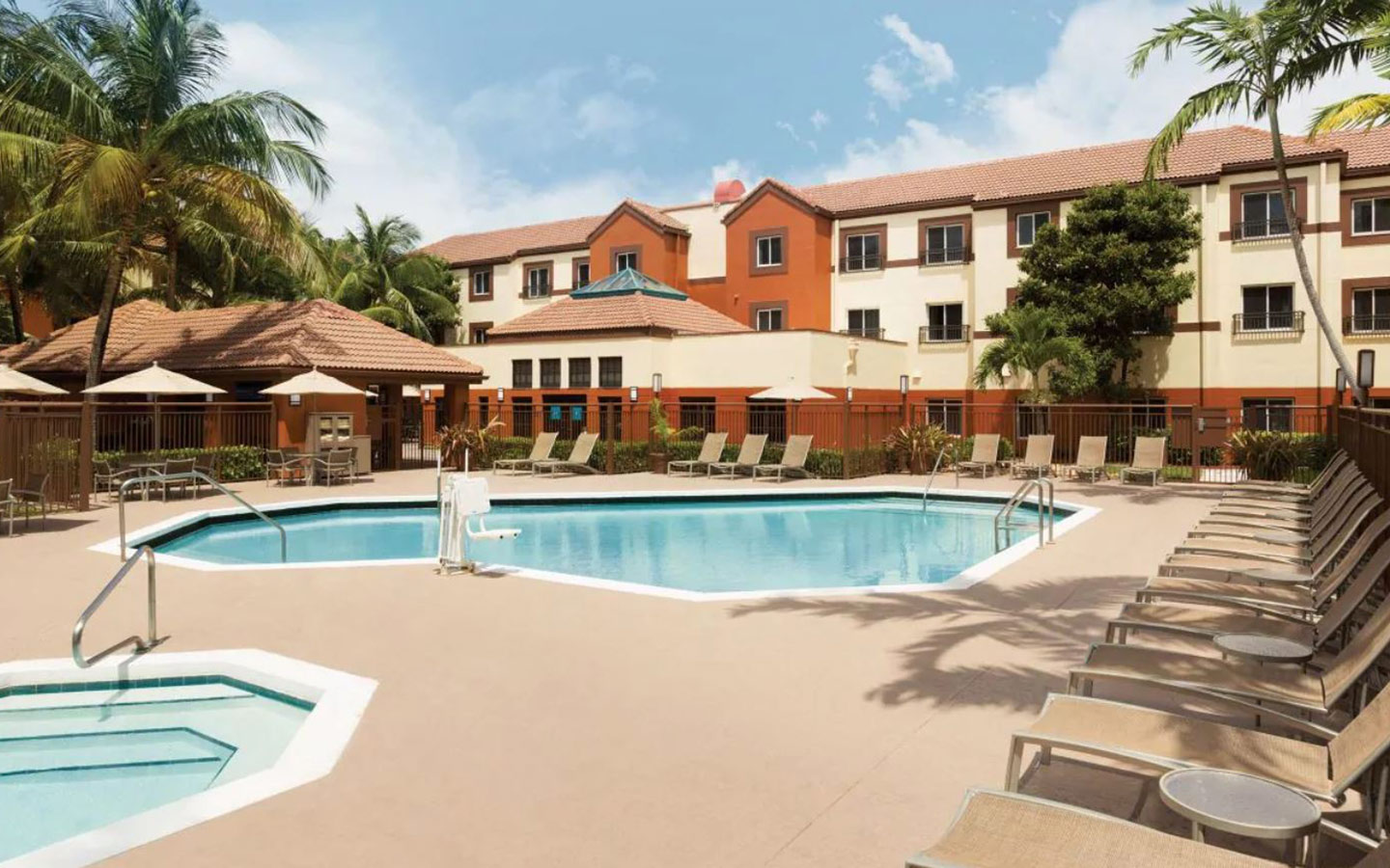 Pool area at Hyatt House