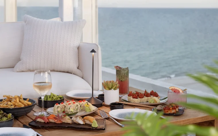 Sushi and cocktails with Watr at the 1's oceanview