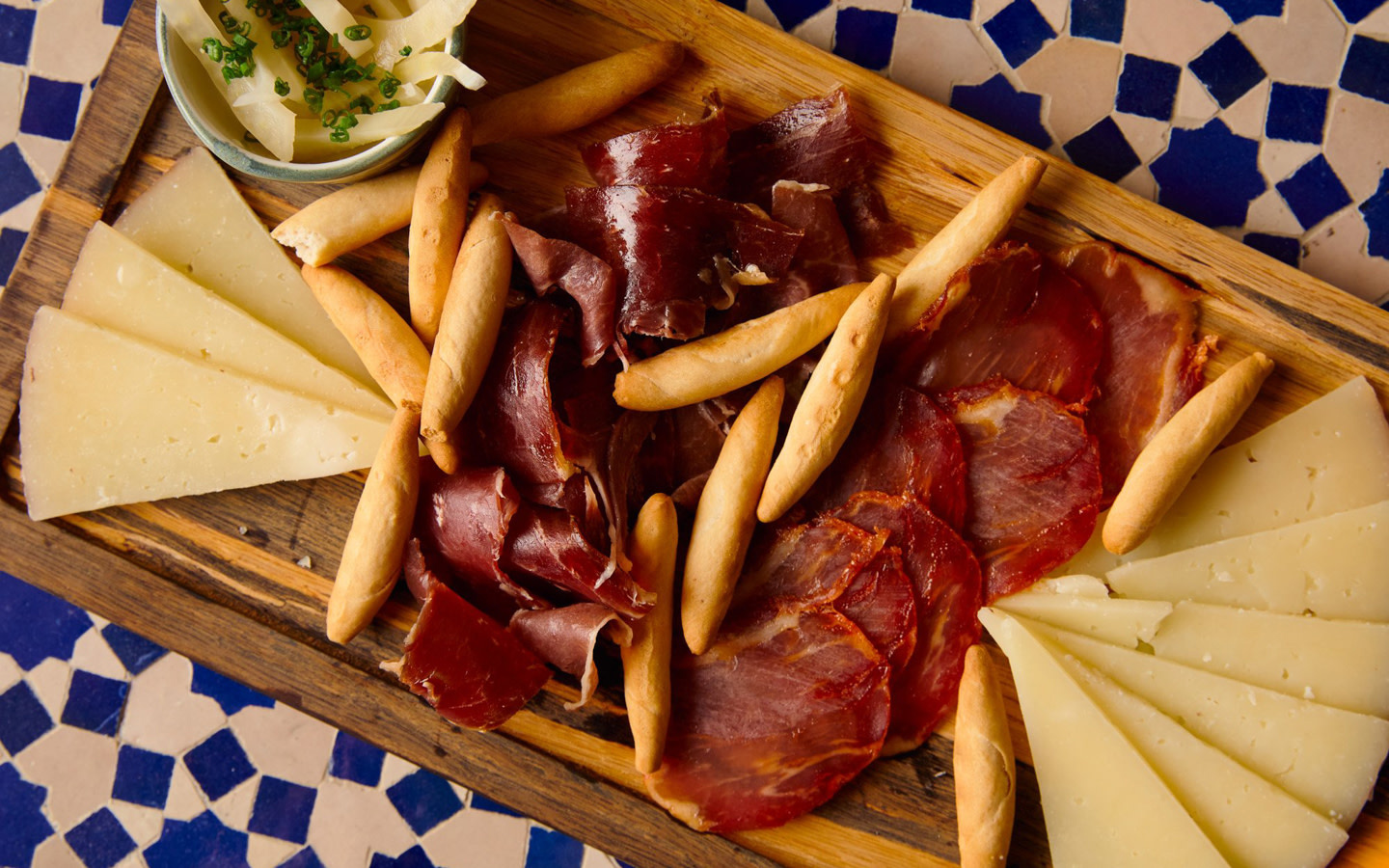 Tropezon's selection of charcuterie tapas