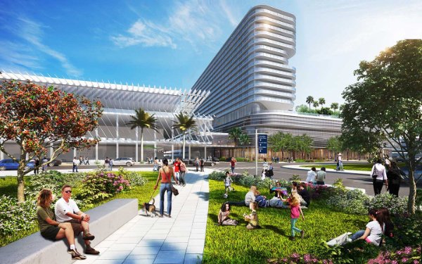 Grand Hyatt выбран для нового Miami Beach Convention Center штаб-квартира Hotel