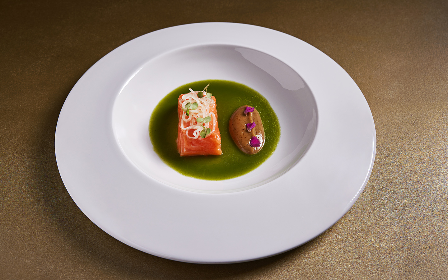 Ora King Salmon dish at Tambourine Room