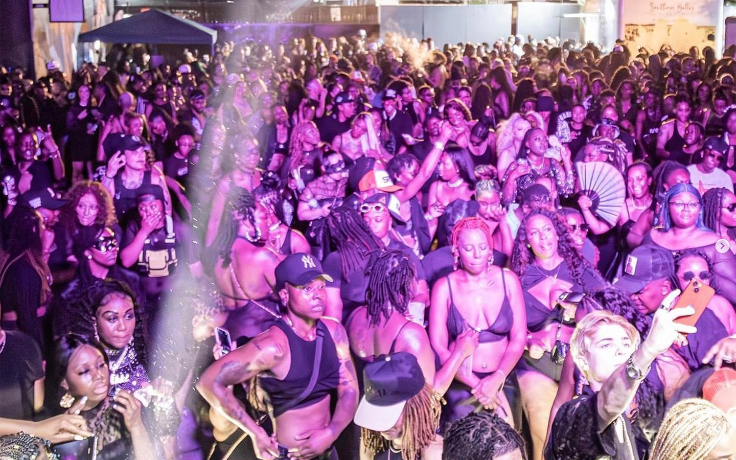 Concert revelers at SweetHeat Miami Concert revelers at SweetHeat Miami